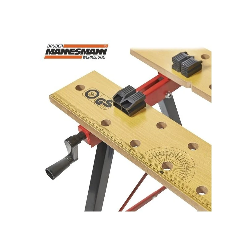 Работна маса B.MANNESMANN, M7000,100 Kg, Преносима, 600 x 360 мм